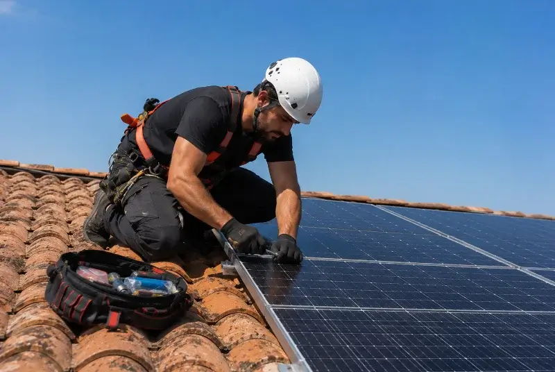 Maintenance et monitoring de panneaux solaires à Puyravault